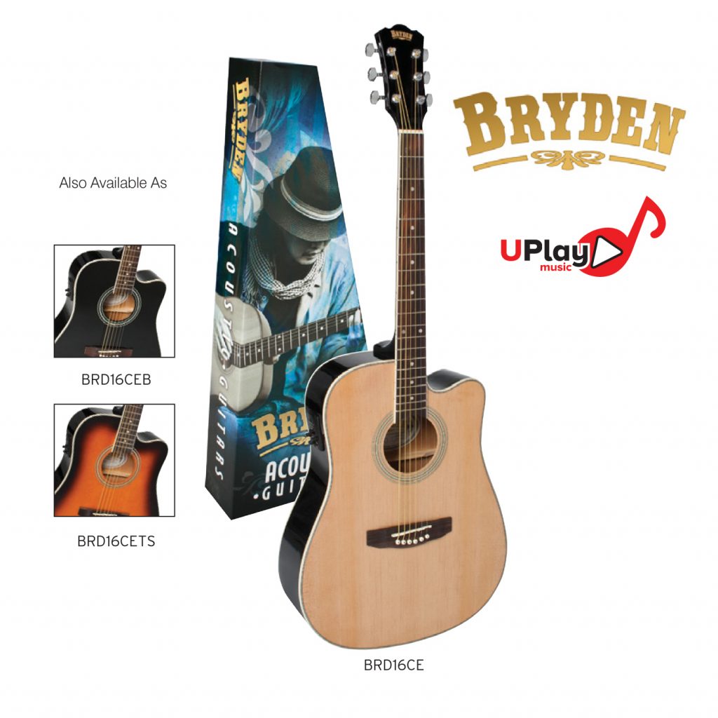 Bryden BRD16CE Guitar Range